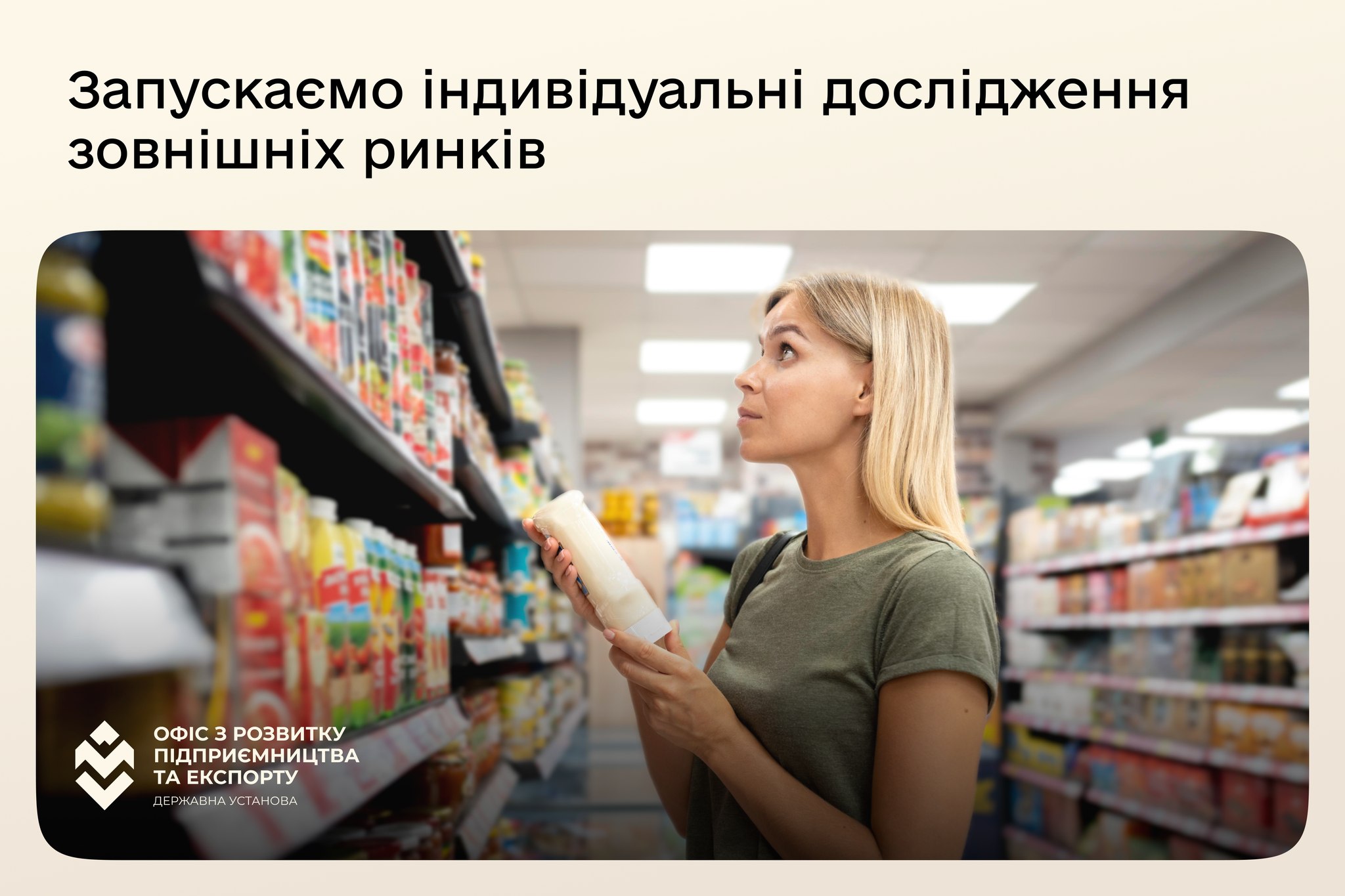 Індивідуальні дослідження зовнішніх ринків