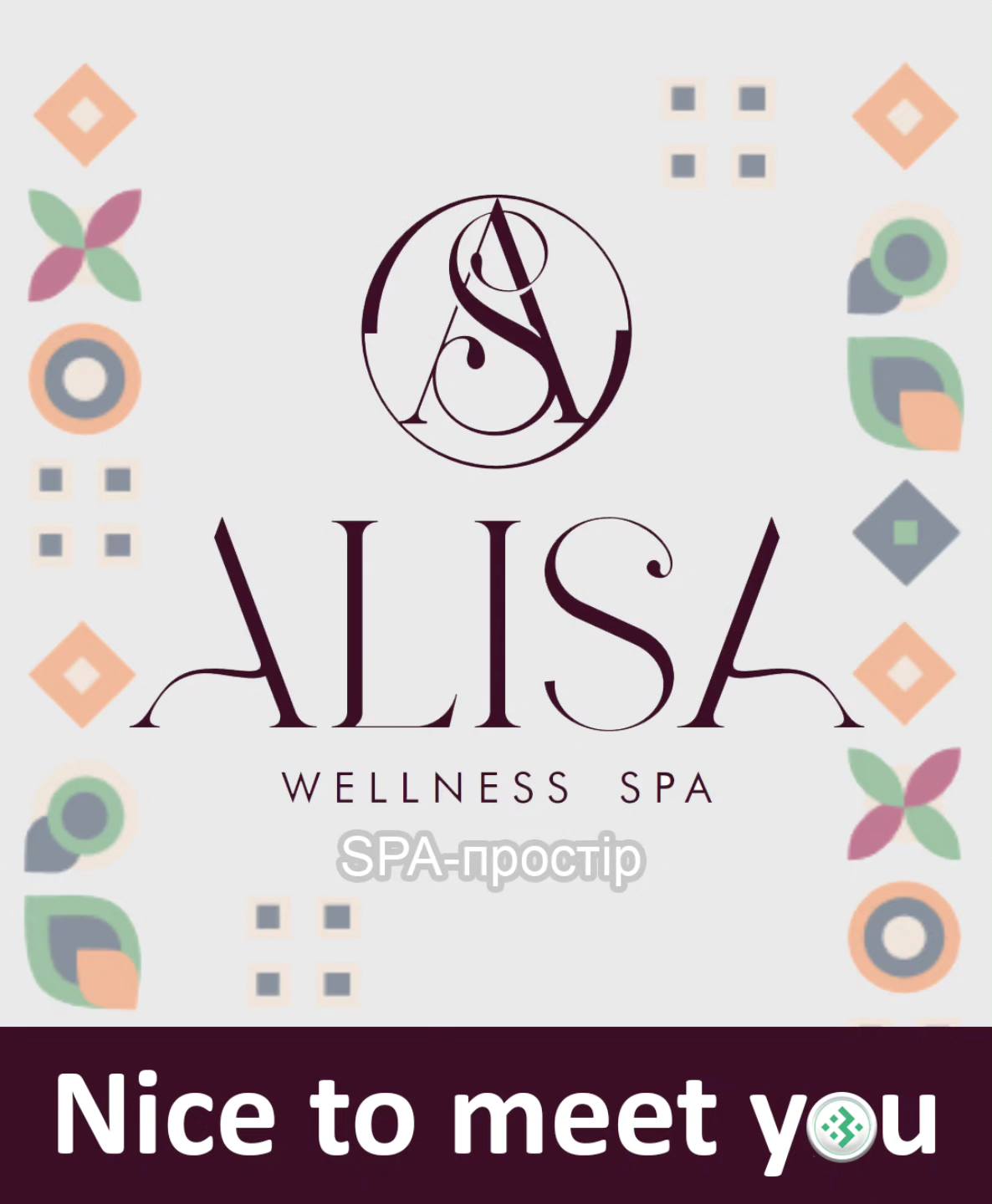 Nice to meet you, SPA ALISA